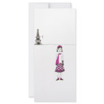 A day in Paris France Rack Card Design