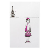A day in Paris France stationery