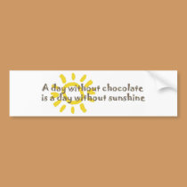 A Day Without Sunshine bumper stickers