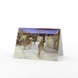 A Dedication to Bacchus, 1889 Greeting Card