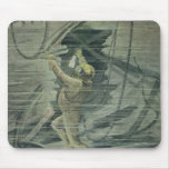 A Deep Sea Diver Looking at the Wrecks Mouse Pad