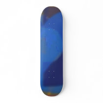 A Deeper Shade Of Blue typoGenF Skateboard