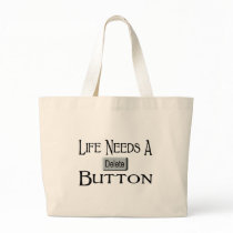 A Delete Button Canvas Bag