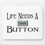 A Delete Button Mouse Mat