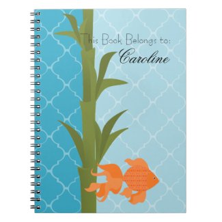 A Delightful Goldfish notebook