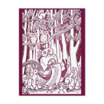 A Deputation of the Animals and Birds Post Card