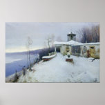 A deserted manor house posters