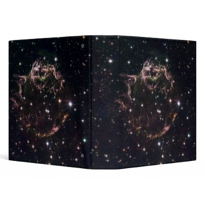 A detailed view at the tattered remains vinyl binder by stocktrek