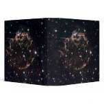 A detailed view at the tattered remains vinyl binder