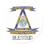 a_Digital_Patch_1 copy, BLESSED Round Sticker