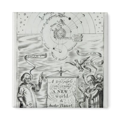 'A Discourse concerning New World Planet' Refrigerator Magnet by bridgemanart