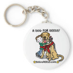 A Dog for Deeds Key Chain