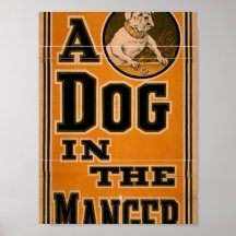 A dog in the Manger, 'Hoyt's' Retro Theater Posters