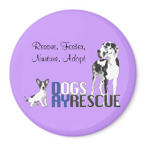 A Dog's Day Rescue Merchandise Fridge Magnet