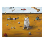 A Dogs Dream Post Card