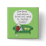 A Dog's Letter to Santa Pinback Buttons