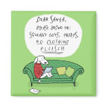 A Dog's Letter to Santa Fridge Magnets