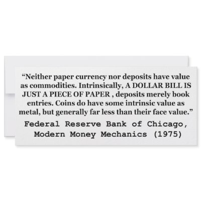 A Dollar Bill Is Just a Piece of Paper Custom Invitations by wallarts