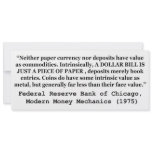 A Dollar Bill Is Just a Piece of Paper Custom Invitations