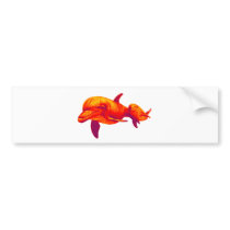 A DOLPHINS LOVE BUMPER STICKER