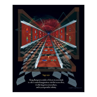 A door named imagination posters by sagesays