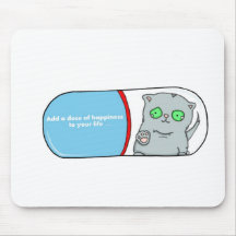 A dose of happiness shelter cat mousepad