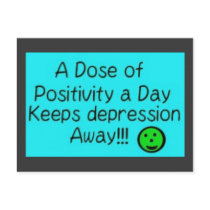A dose of positivity a day, keeps.... postcards