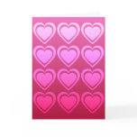 A Dozen Hearts Valentine's Day Card