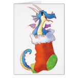 A Dragon in My Stocking Greeting Cards