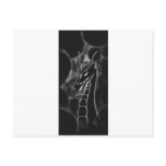 A dragon in smoke (black) post cards
