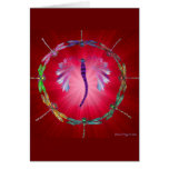 A Dragonfly Dance II Greeting Cards
