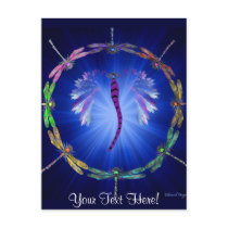 A Dragonfly Dance Postcard