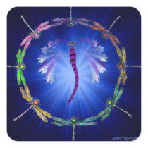 A Dragonfly Dance Sticker