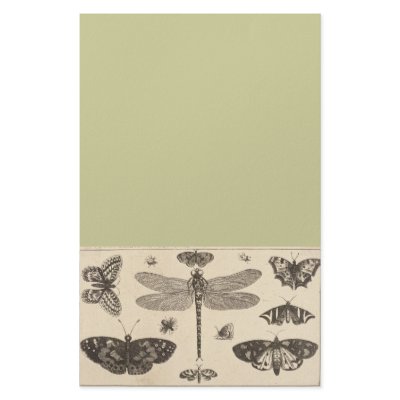 A dragonfly, ladybirds, and butterflies stationery by MyOtherPlanet
