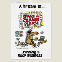 A Dream Is... Running A Good Business cards