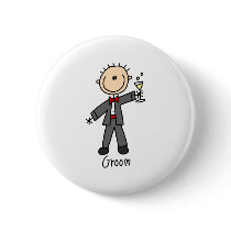 A Drink For The Groom Button