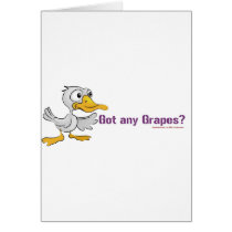 A duck walks into a bar... greeting card