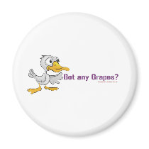 A duck walks into a bar... refrigerator magnet