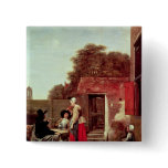 A Dutch Courtyard, c.1658-60 Button
