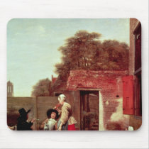 A Dutch Courtyard, c.1658-60 Mouse Pad