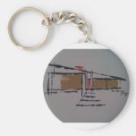 A Eichler home on a T #1 Key Chains