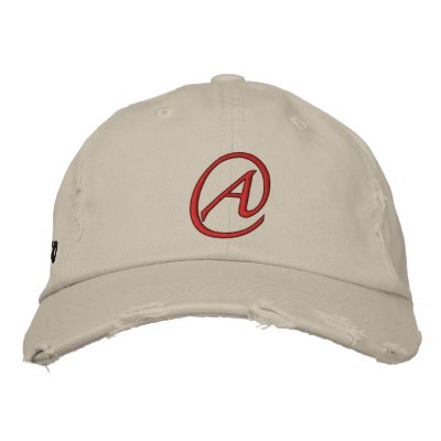 A está para el ateo gorra de béisbol bordada A está para el ateo gorra de béisbol bordada