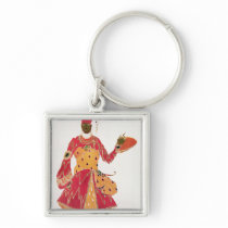A Eunuch, from the ballet 'Scheherazade' Key Chain