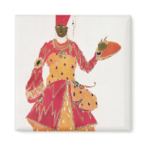 A Eunuch, from the ballet 'Scheherazade' Magnet