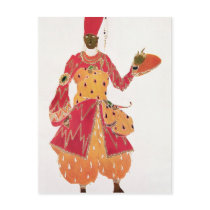A Eunuch, from the ballet 'Scheherazade' Post Cards