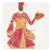 A Eunuch, from the ballet 'Scheherazade' Stickers