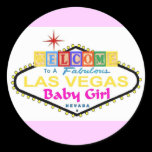 A Fabulous Las Vegas Baby Girl Sticker stickers