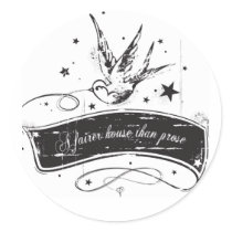 "A Fairer House Than Prose" stickers by syllablefashion "A Fairer House Than Prose" stickers