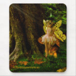 A Fairy and her pet on mousepad