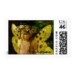 A Fairy and her pet  stamp